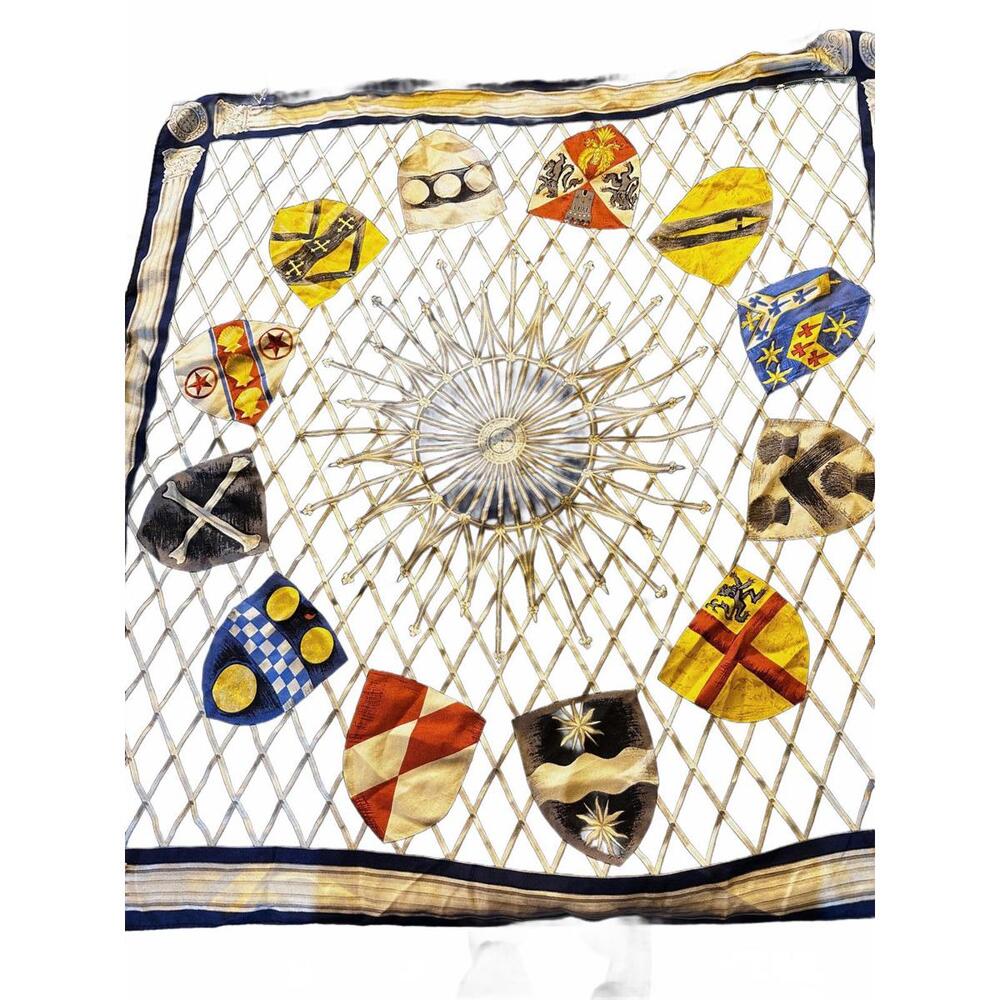 Smithsonian Silk Scarf – Heraldic Shield Reproduction